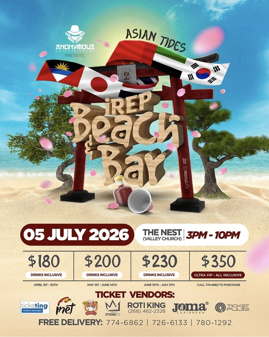 iRep Beach & Bar - Asian Tides
