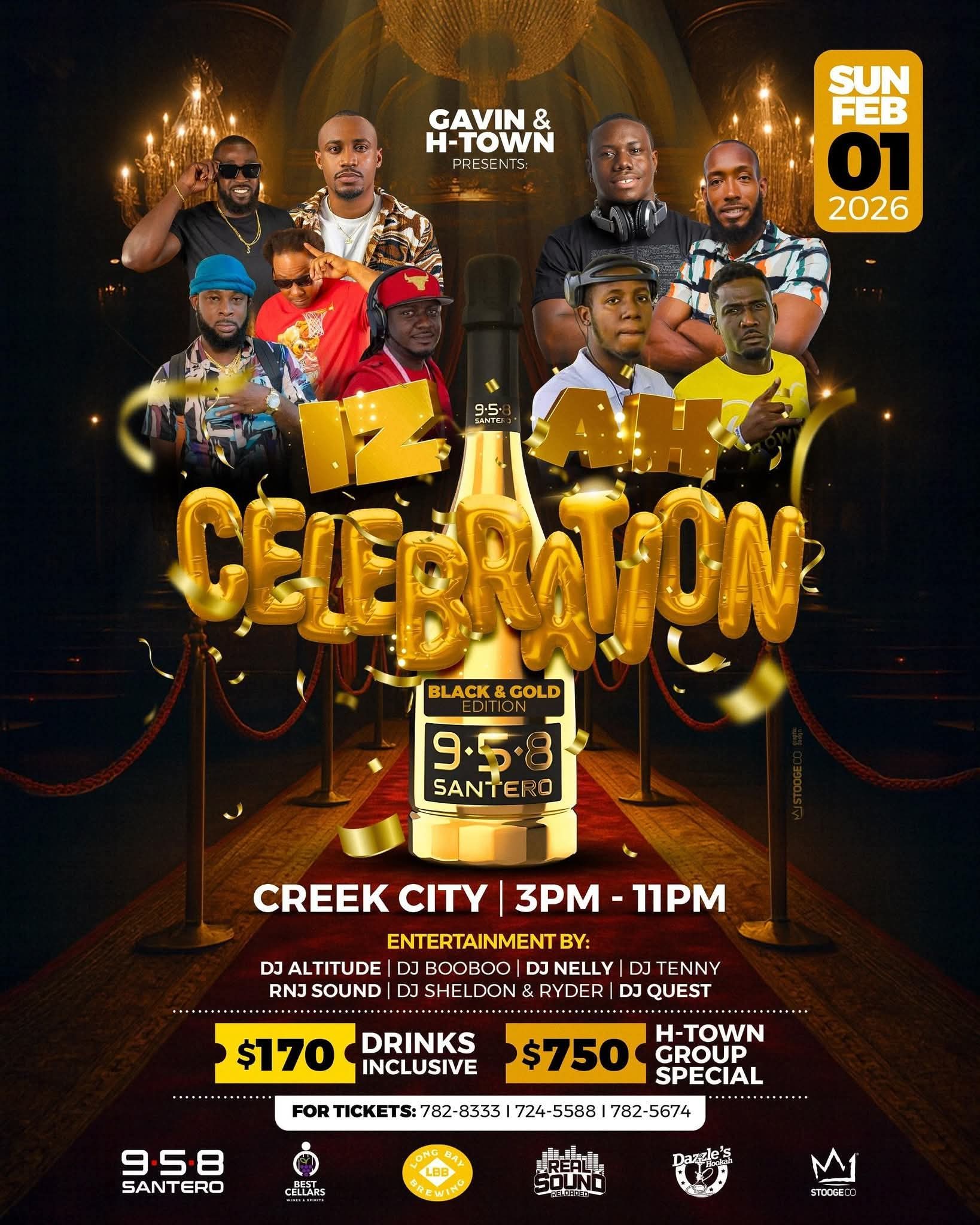 Iz Ah Celebration Black & Gold Edition