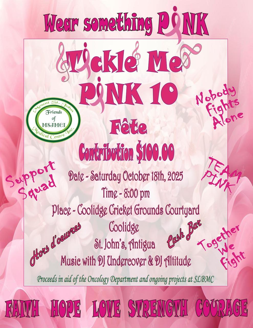 Tickle Me Pink 10 Fête